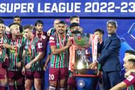 The Mariners won their maiden ISL trophy today (Image courtesy: ISL Media)
